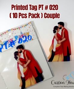 Printed Tag PT # 020 ( 10 Pcs Pack ) Couple